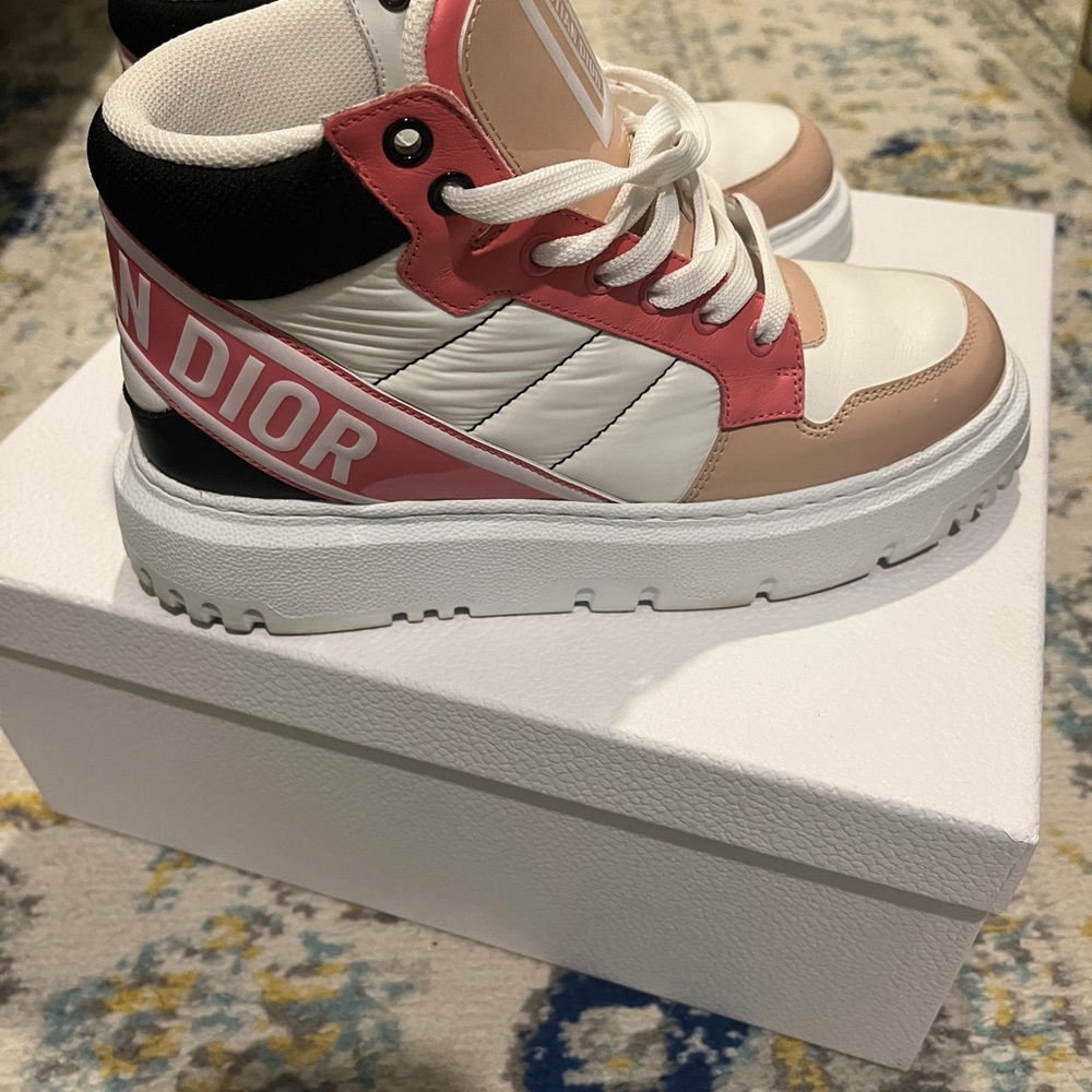 Pink Dior High Tops - Picture 4 of 5